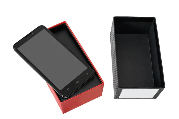 Kutudaki yeni akıllı telefon.