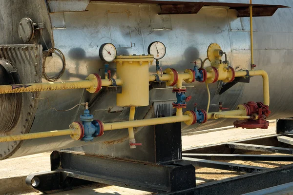 Gas apparatuur Olie verhitters. — Stockfoto