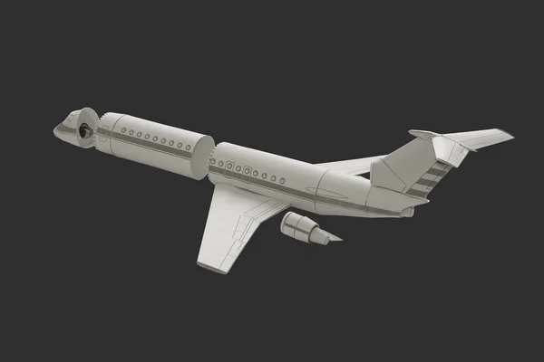 Модель самолета . — стоковое фото