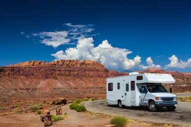 RV canyonlands clipart