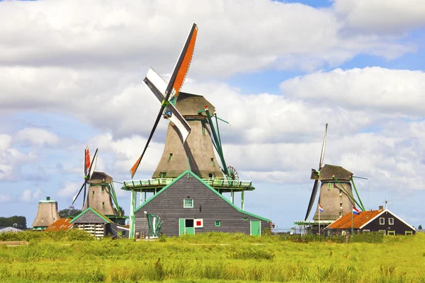 Molinos de viento en los Países Bajos —  Fotos de Stock