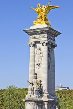 Pont alexandre III Köprüsü, paris