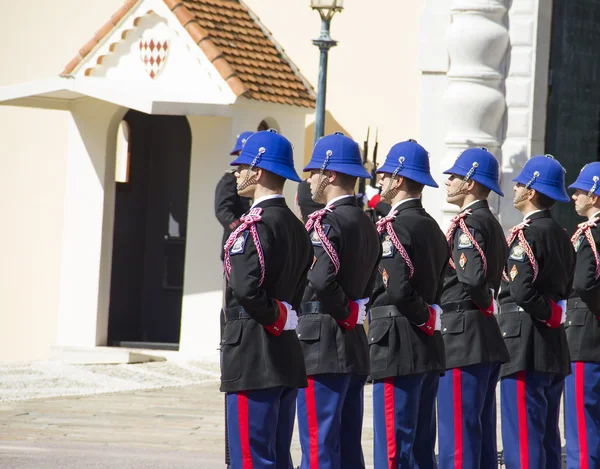 Monako'da nöbet değişimi gerçekleştirme askeri güç