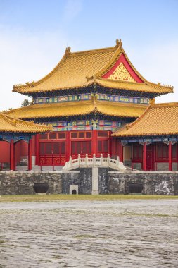 Building in the Forbidden City, Beijing, China clipart
