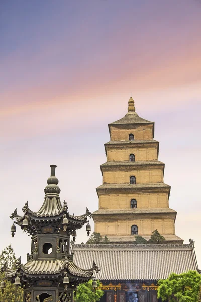 Ünlü Dev Kaz Pagoda, X 'ian, Çin — Stok fotoğraf