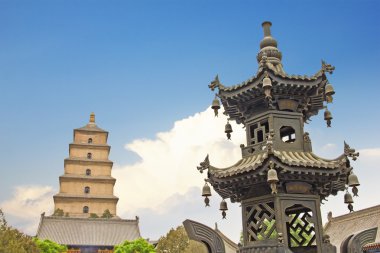 Dev Vahşi kaz Pagodası, x'ian, Çin