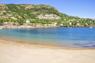 Theoule sur Mer 'deki sahil, Fransız Rivierası