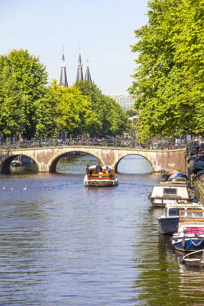 Amsterdam kanal — Stok fotoğraf