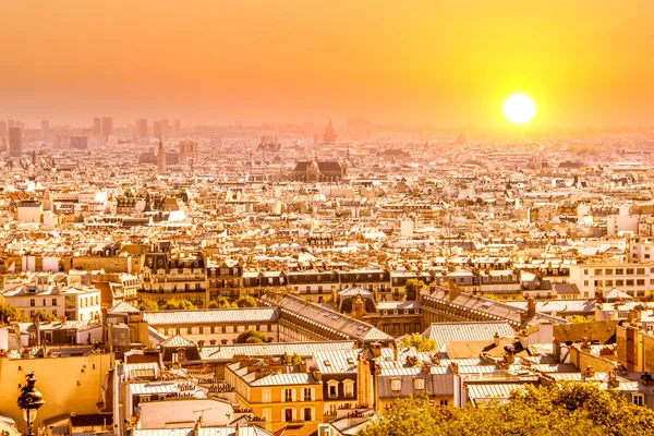 Sunset in Paris — Stock Photo, Image