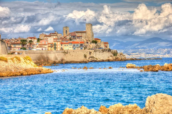 Kilátás nyílik antibes, Franciaország — Stock Fotó