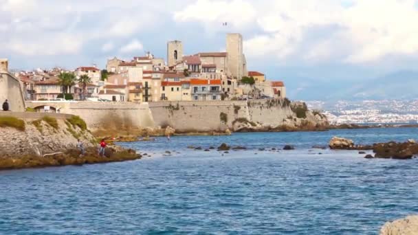 Paisaje en Antibes, Francia — Vídeo de stock