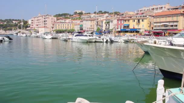 Puerto de Cassis, sur de Francia — Vídeos de Stock