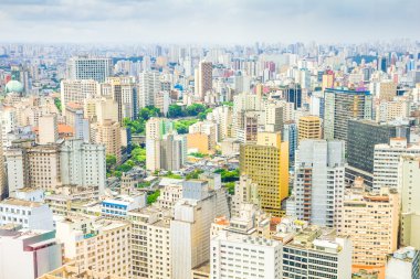 sao paulo görünümü. brazi,