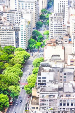 binalar ve yeşil alanlar, sao paulo, Brezilya