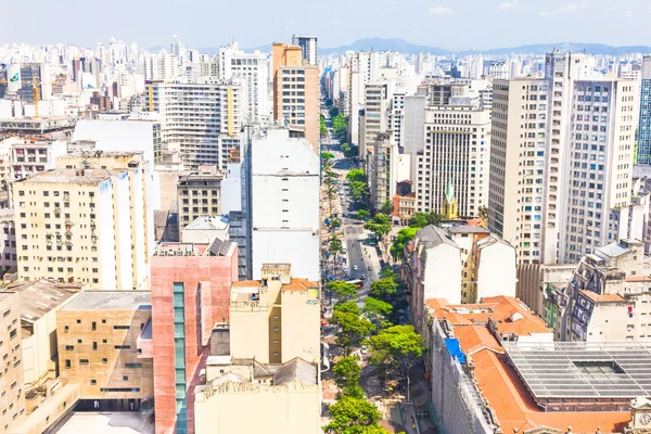 Sokaklar, sao paulo, Brezilya — Stok fotoğraf