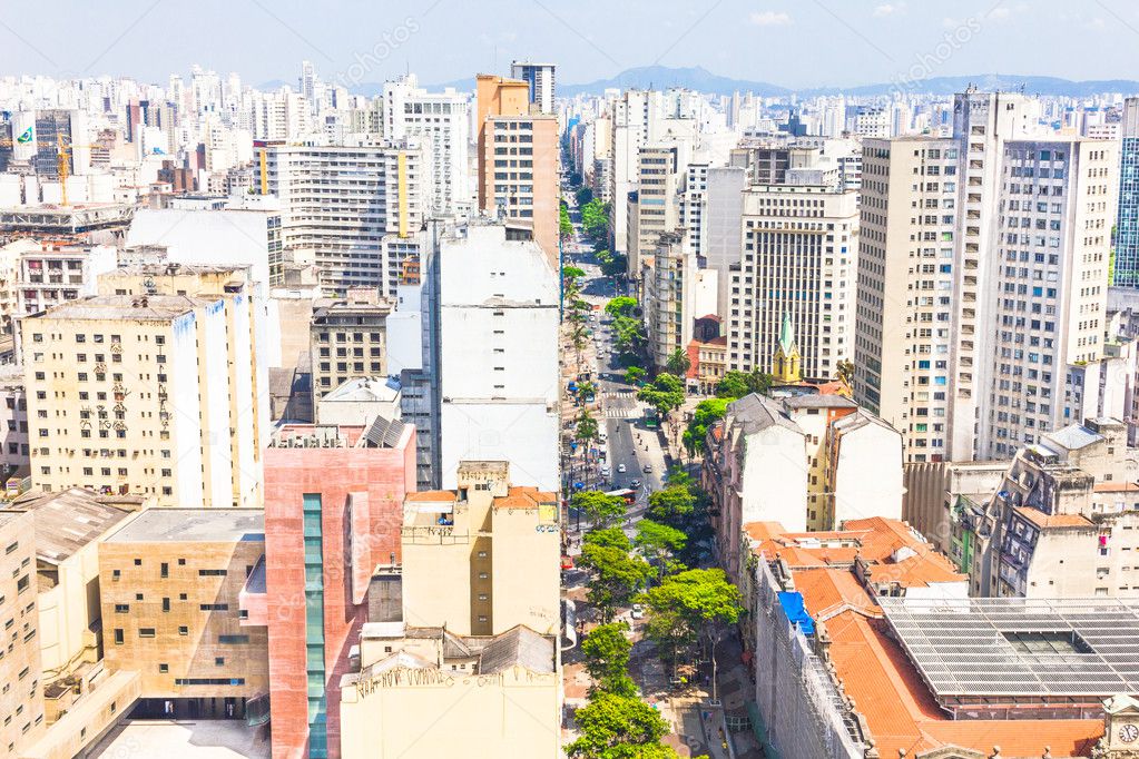 Streets in Sao Paulo, Brazil