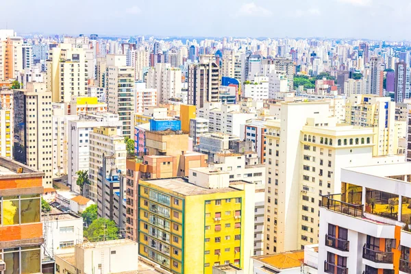 Вид на здания в Сан-Паулу, Бразилия — стоковое фото