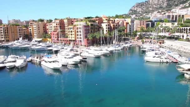Hafen in Monaco — Stockvideo