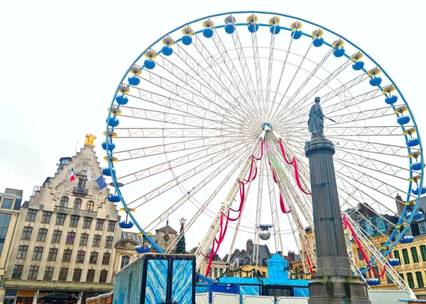 Christmas Market Lille France — стоковое фото