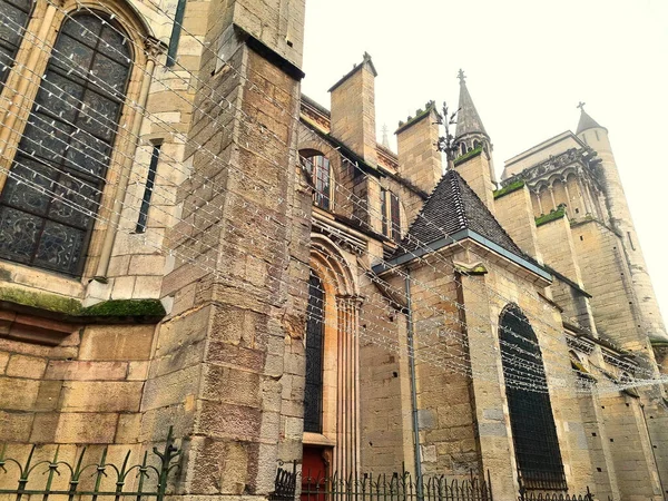 Notre Dame Katedralen Dijon Bourgogne Frankrike — Stockfoto