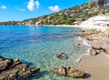Lavandou 'da plaj, Fransız Rivierası
