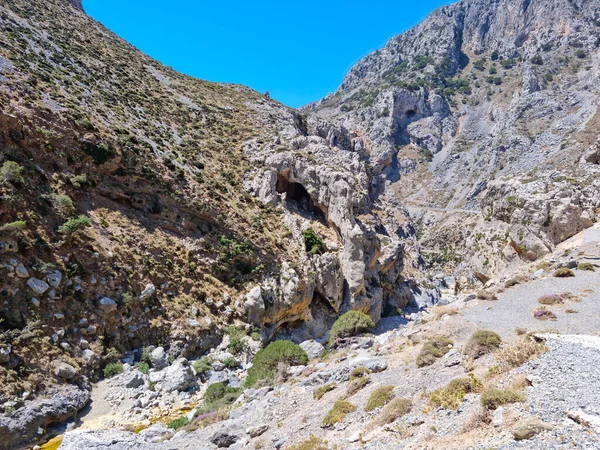 Kourtatioliko Gorge Crete Greece — 图库照片