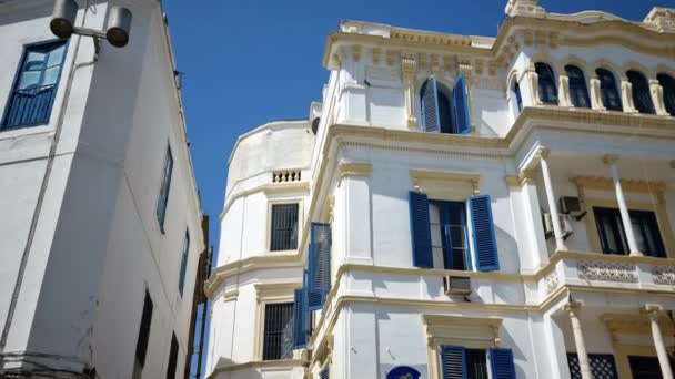 Túnez Túnez Agosto 2022 Artículos Típicos Expuestos Barrio Medina Medina — Vídeo de stock