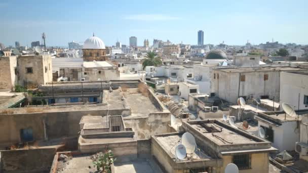 Vista Aérea Tunis Tunísia — Vídeo de Stock