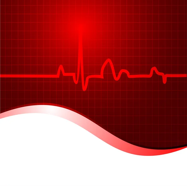 Cardiogram achtergrond. EPS 10. — Stockvector