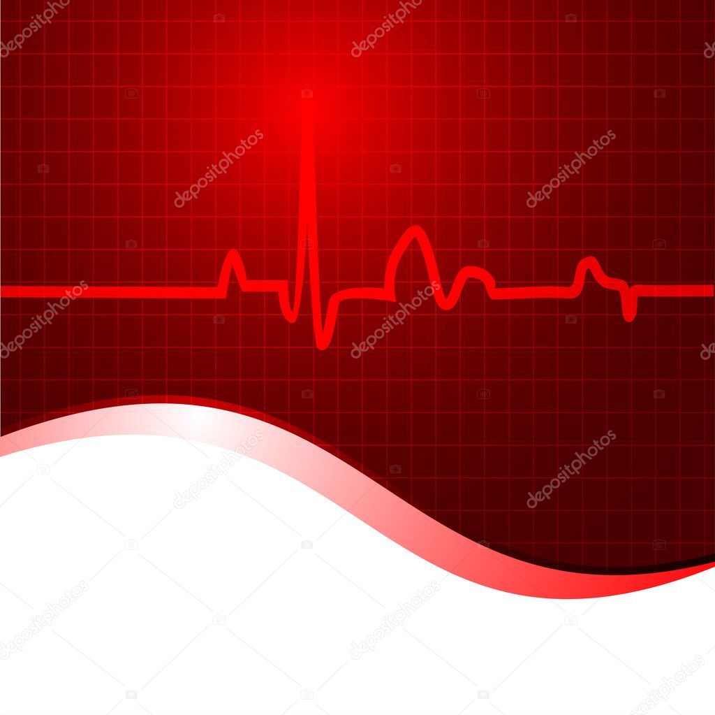 Cardiogram background. EPS 10.