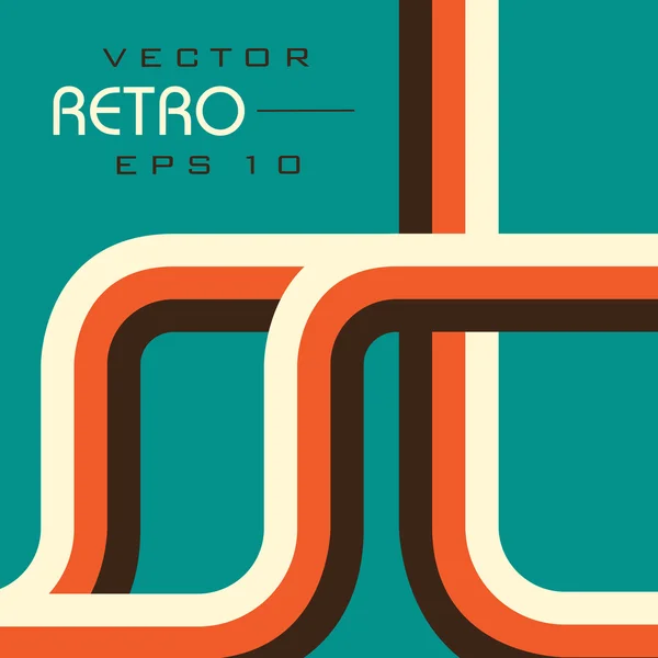 Retro stijl vector illustratie EPS-10 achtergrond. — Stockvector