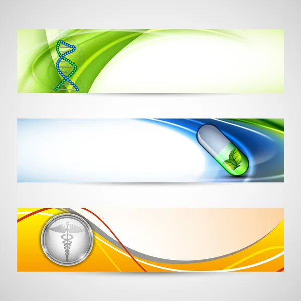 Sports website headers or banners. EPS 10. — Stock Vector