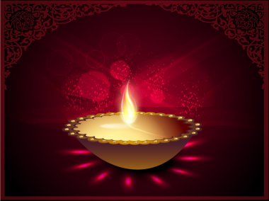 hindu topluluğu şenlik için güzel aydınlatıcı diya arka plan