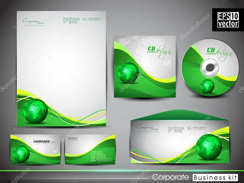Professional Corporate Identity kit or business kit for your bus