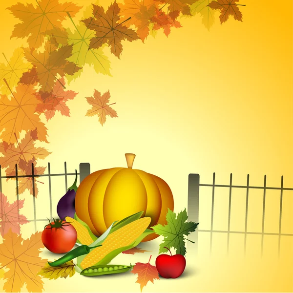 Thanksgiving background. EPS 10. — Stock Vector