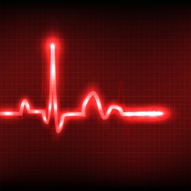 kardiyogram arka plan. EPS 10.
