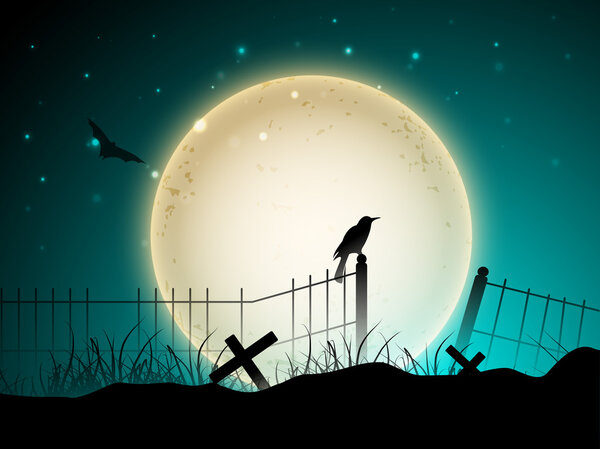 Страшное прошлое на Хэллоуин. EPS 10
.