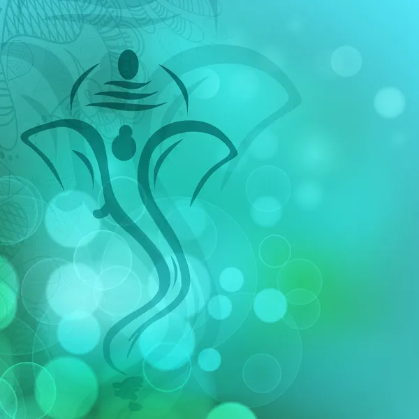 Ilustración del Señor hindú Ganesha. EPS 10 . — Vector de stock