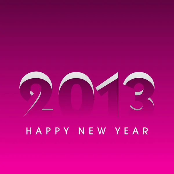 2013 Ευτυχισμένο το νέο έτος ευχετήρια κάρτα. EPS 10. — Διανυσματικό Αρχείο