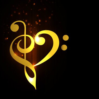 soyut bir nota. EPS 10.