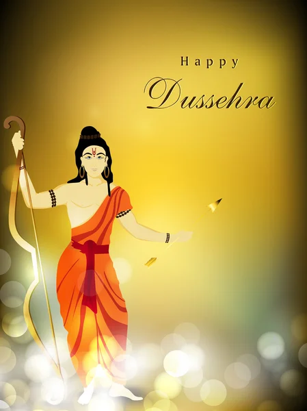 Fondo del festival Dussehra. EPS 10 . — Vector de stock