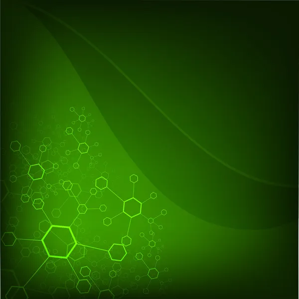 Moleculen achtergrond. EPS 10. — Stockvector