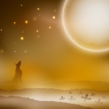 Cadılar Bayramı arka plan. EPS 10.