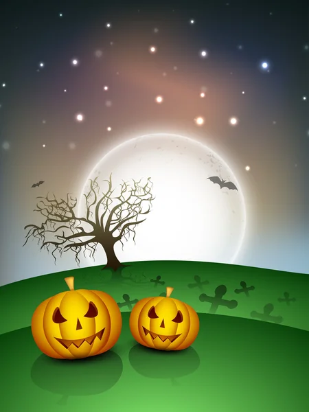 Halloween-Hintergrund. Folge 10. — Stockvektor