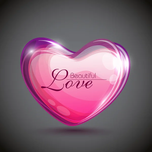 Valentine Heart. EPS 10. — Stock Vector