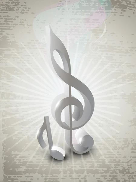 Анотація музичної ноти. ЕПС 10 . — стоковий вектор
