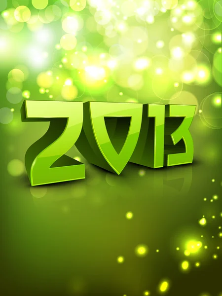 2013 šťastný nový rok přání. EPS 10 — Stockový vektor