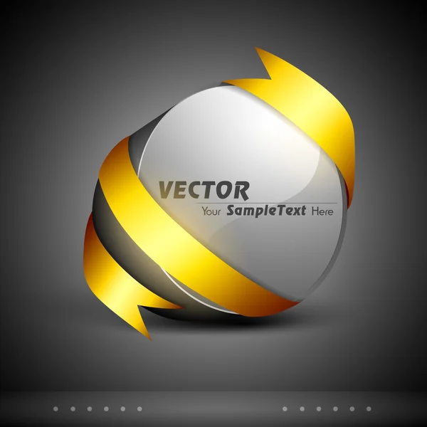 Firemní prezentace pro propagaci produktů s hlavičkou nebo temp — Stockový vektor