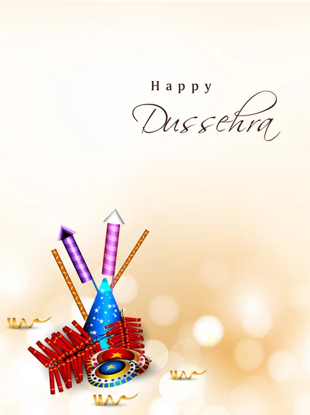 Dussehra Festival Hintergrund. Folge 10. — Stockvektor