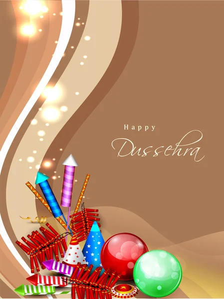 Dussehra festival background. EPS 10. — Stock Vector